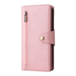 Capinha Carteira Couro Sintético Zipper iPhone