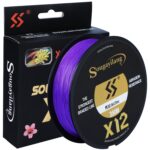 Linha de Pesca Multifilamento Sougayilang X12 Fios Trançados 150/350/550m - vipzio