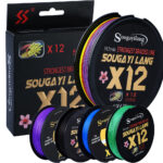 Linha de Pesca Multifilamento Sougayilang X12 Fios Trançados 150/350/550m - vipzio