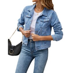 Jaqueta Jeans Feminina - vipzio