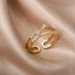 Anel Feminino Zirconia Tamires - vipzio