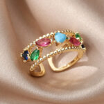 Anel Feminino Zirconia Tamires - vipzio