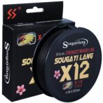 Linha de Pesca Multifilamento Sougayilang X12 Fios Trançados 150/350/550m - vipzio