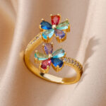 Anel Feminino Zirconia Tamires - vipzio