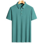 Camisa Polo de Alto Padrão Prestige™ em Seda Gelo / As Inigualáveis em Luxo, Conforto e Frescor! - vipzio