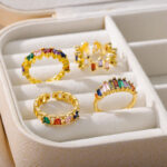 Anel Feminino Zirconia Tamires - vipzio