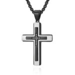 Colar Crucifixo em Aço Inoxidável - vipzio