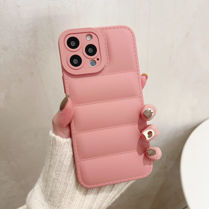 Capinha Puffer Antichoque Silicone iPhone