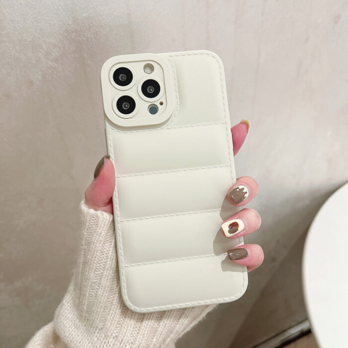 Capinha Puffer Antichoque Silicone iPhone