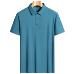 Camisa Polo de Alto Padrão Prestige™ em Seda Gelo / As Inigualáveis em Luxo, Conforto e Frescor! - vipzio