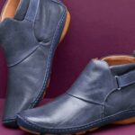 BOTA FEMININA DE COURO CANO CURTO - vipzio