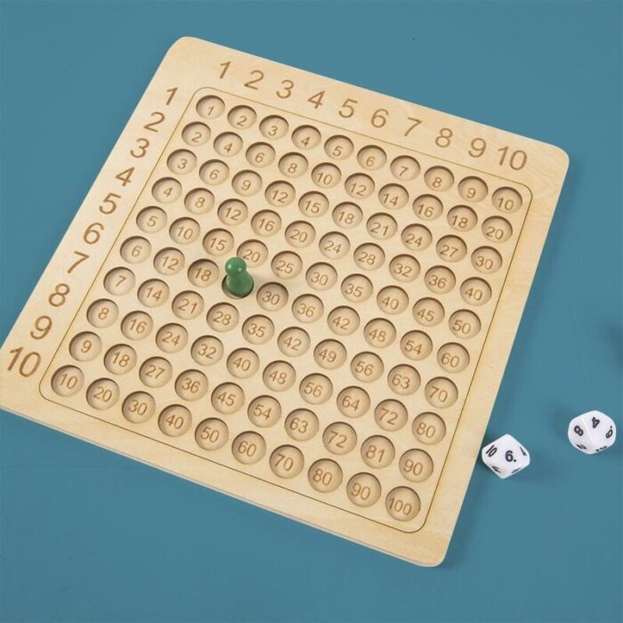 Jogo de Tabuleiro de Multiplicação & Adição de Madeira 🎄48% OFF - vipzio
