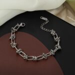 Pulseira Nós Ajustável banhada a Ouro18k em Aço Inoxidável - vipzio