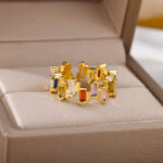Anel Feminino Zirconia Tamires - vipzio