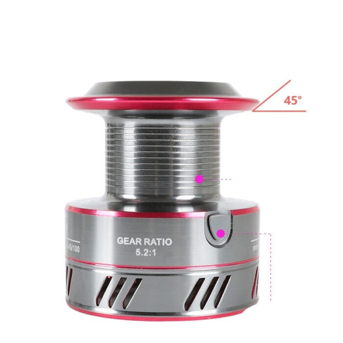 Molinete YUBOSHI 1000-12000 Recolhimento 5.2:1 12kg Drag - vipzio