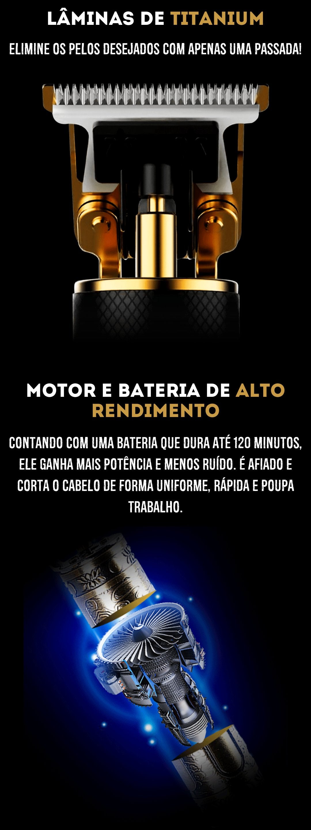 Maquina de Barba e Cabelo BarberMax