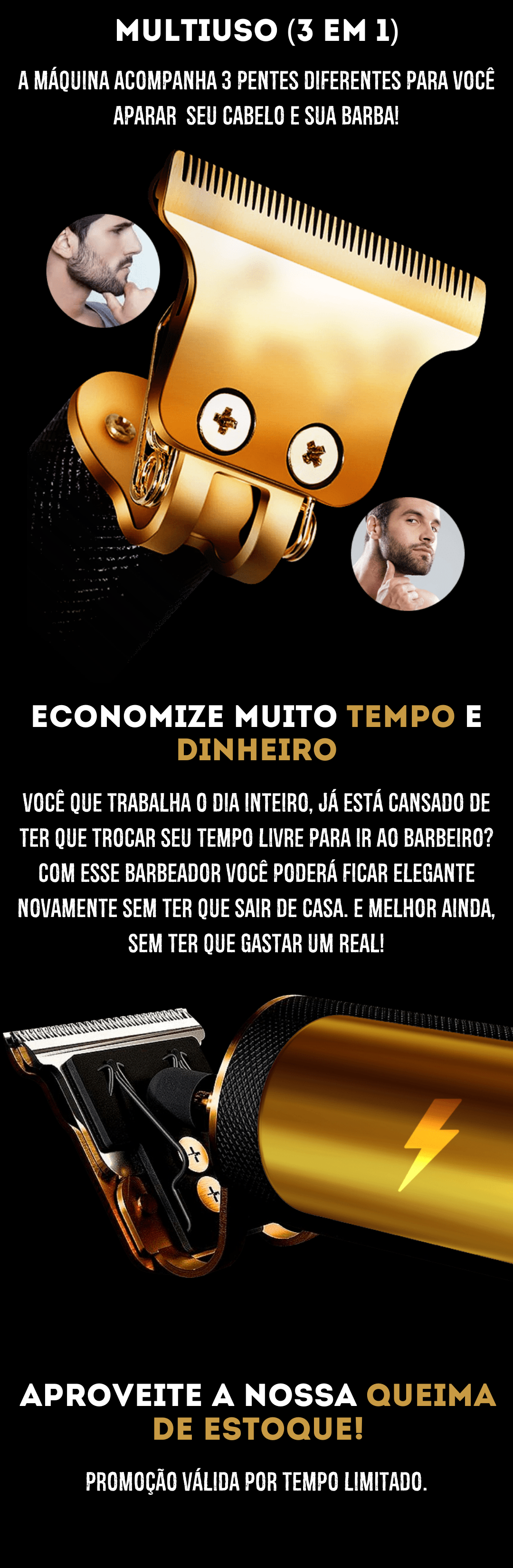 barbeador ultra barber e bom