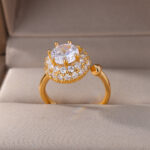 Anel Feminino Zirconia Tamires - vipzio