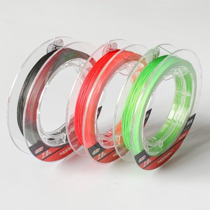 Linha de Pesca ZUKIBO Multifilamento X8 Fios Trançados 100m Super Forte - vipzio