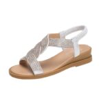 Sandália Rasteirinha Jasmine™ com Aplicação em Strass / A Top em Luxo, Requinte e Conforto Inigualável! - vipzio