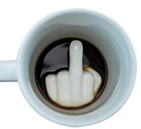Caneca de Cerâmica Up Yours Mug - vipzio