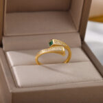 Anel Feminino Zirconia Tamires - vipzio