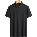 Camisa Polo de Alto Padrão Prestige™ em Seda Gelo / As Inigualáveis em Luxo, Conforto e Frescor! - vipzio