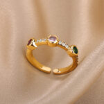 Anel Feminino Zirconia Tamires - vipzio