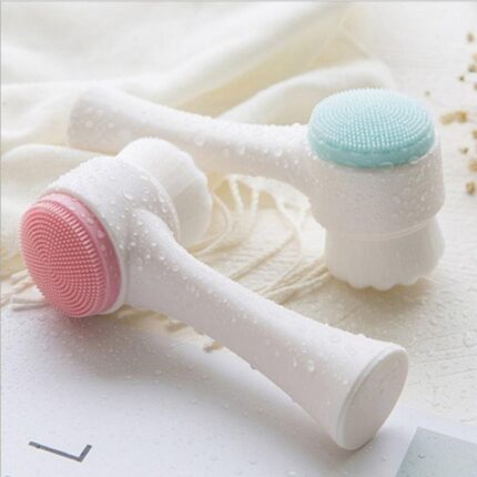 ESCOVA MASSAGEADORA DUO SIDED FACIAL - vipzio