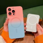 Capinha Magsafe iPhone Protege a Câmera Degrade - vipzio