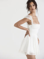 Vestido Passione renda branco - vipzio