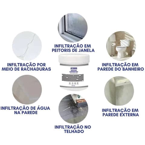 Selante Para Infiltrações e Vazamentos Vedex