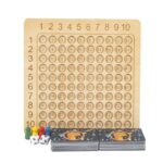 Jogo de Tabuleiro de Multiplicação & Adição de Madeira 🎄48% OFF - vipzio