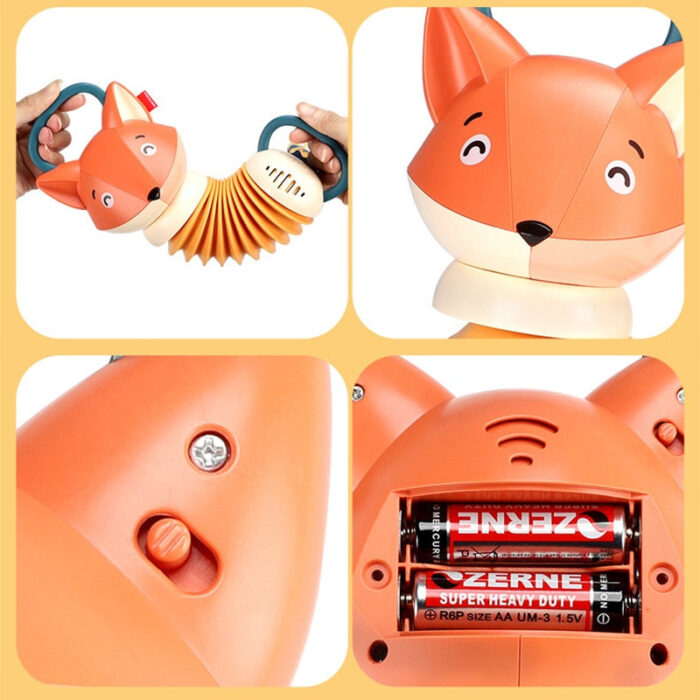 Brinquedo Sensorial de Raposa - vipzio