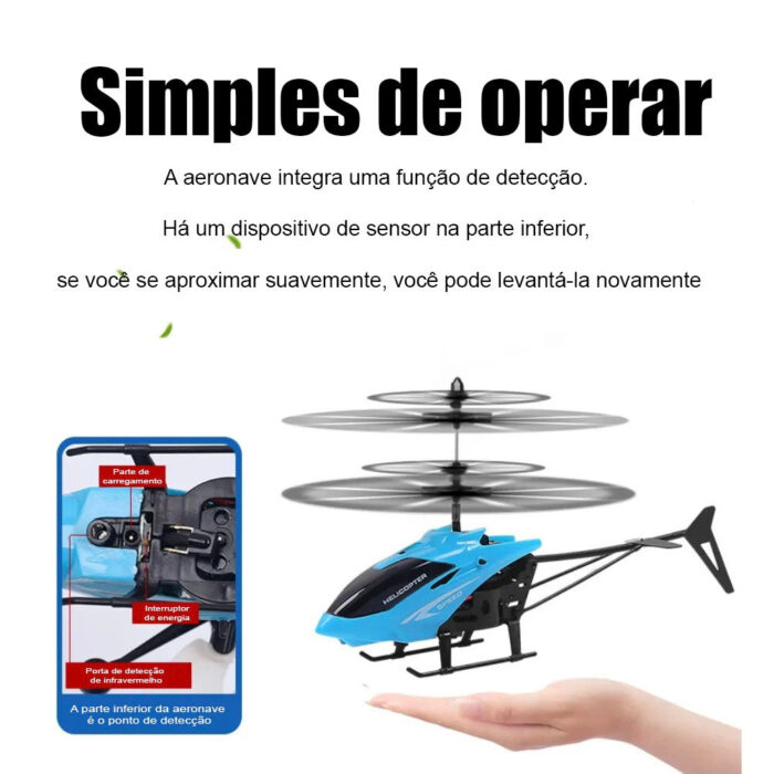 Helicóptero de Controle Remoto - vipzio