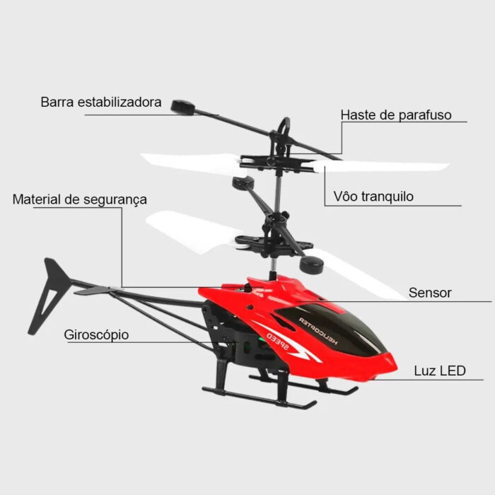 Helicóptero de Controle Remoto - vipzio