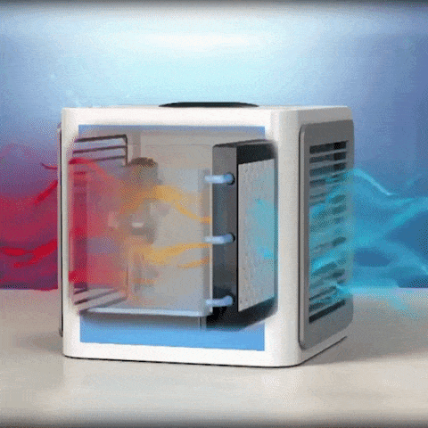 Portable Mini Air conditioner - USB Air cooler 7 Colors LED Light – I'LL  TAKE THIS