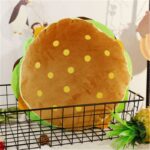 Almofada do Hamburgão Delícia -Almofada Engraçada Decoração HAMBURGUER - vipzio