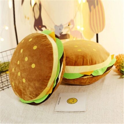 Almofada do Hamburgão Delícia -Almofada Engraçada Decoração HAMBURGUER - vipzio