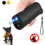 Anti Latido Ultrassônico Inofensivo Para Treinamento De Cães adestrador de caes ultrassonico Floresca Preto