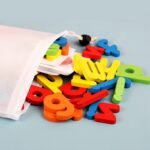 Aprenda Inglês - Brinquedo Montessori de Madeira para ensinar Inglês - vipzio