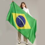 Bandeirão Brasil - 200x90 cm - vipzio