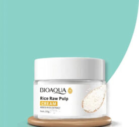 Creme Facial de Arroz: Clareamento e Hidratação