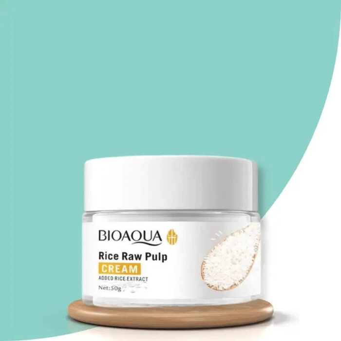 Creme Facial de Arroz: Clareamento e Hidratação