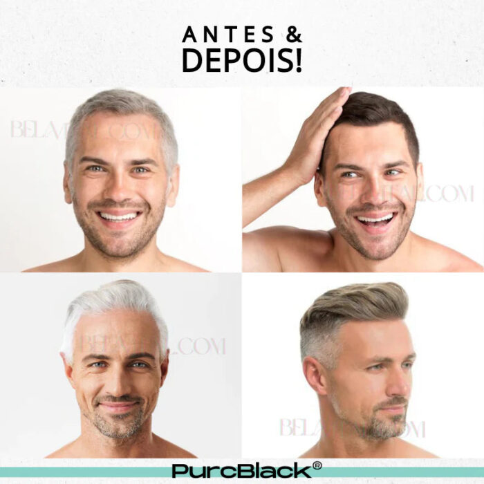 Shampoo Escurecedor de Cabelo e Barba | PurcBlack - vipzio