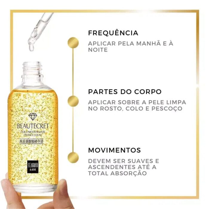 Sérum Rejuvenescedor Ouro 24K Anti-Idade da VipZio - vipzio