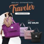 Bolsa Expansível Traveler - A prova d'água - vipzio