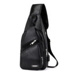 Bolsa Khalifa - Bolsa Transversal de Couro Masculina - vipzio