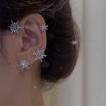 Brinco Prata Esterlina e Zircônia - Presente Perfeito! - vipzio