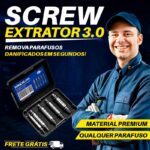 Broca Extrator 3.0 - Broca Extratora de Parafusos - Kit com 5 unidades - vipzio